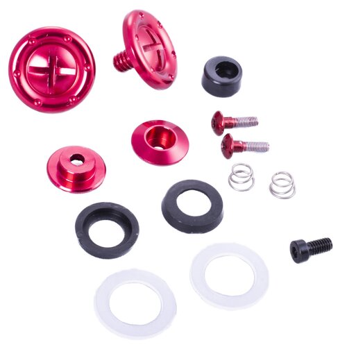 RaceQuip Helmet Shields, Updated Pro & Vesta Shield Hdw Red