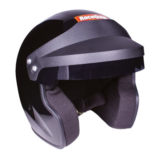 RaceQuip Helmet Open Face, Of20 Sa2020 Glblk Lrg Helmet
