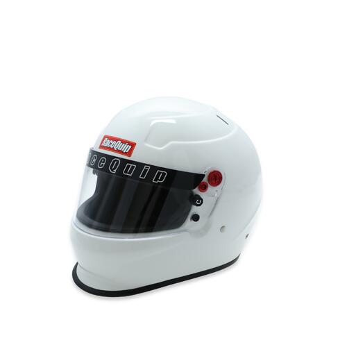 RaceQuip PRO25 Full Face Helmet, Gloss White, Small, Snell SA2025, Each