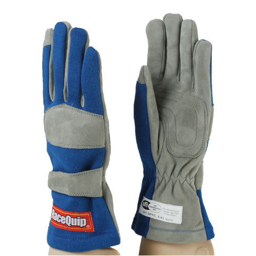 RaceQuip Gloves Sfi 1 Gloves, 1-Lyr Sfi-1 Glove Sml Blue