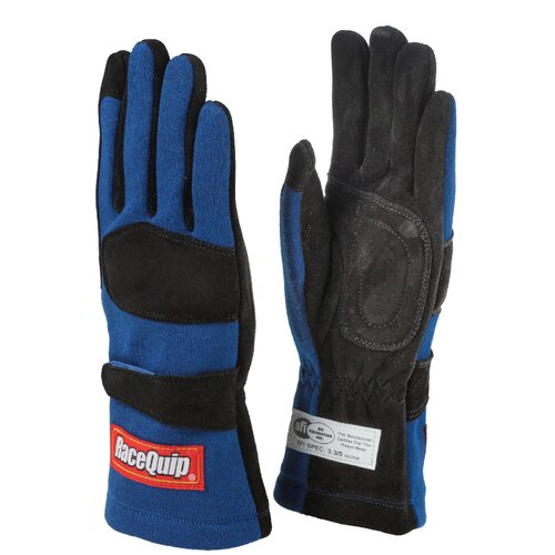 RaceQuip Gloves Sfi 5 Gloves, 2-Lyr Sfi-5 Glove Sml Blue