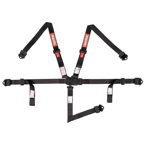 RaceQuip Belts Latch And Link, Jr L & L 5Pt Harness Black