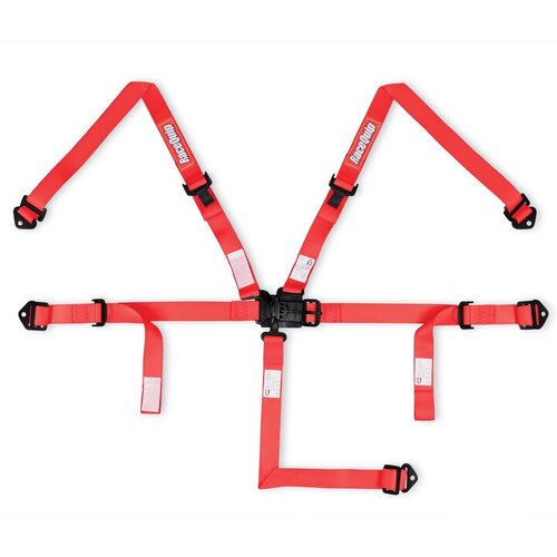 RaceQuip Belts Latch And Link, Jr L & L 5Pt Harness Red