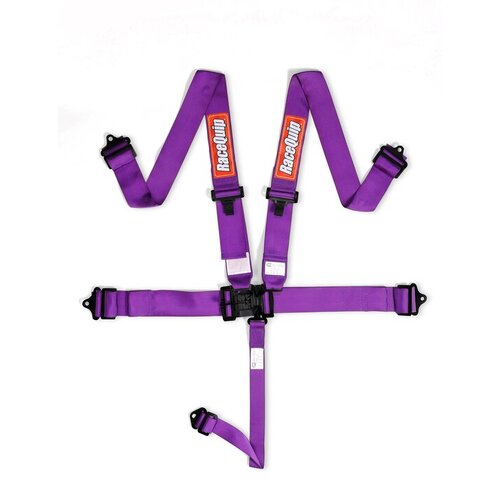 RaceQuip Belts Latch And Link, L & L 5Pt Seat Belt Purple