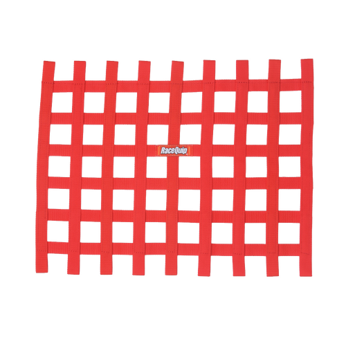 RaceQuip Window Nets Non Sfi Net, Ribbon Window Net Red