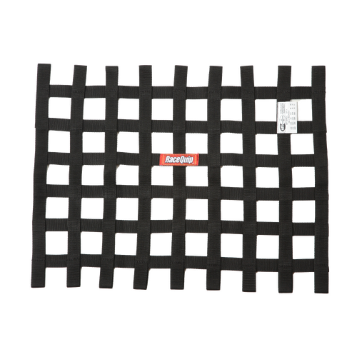 RaceQuip Window Nets Sfi Net, Sfi Ribbon Window Net Black