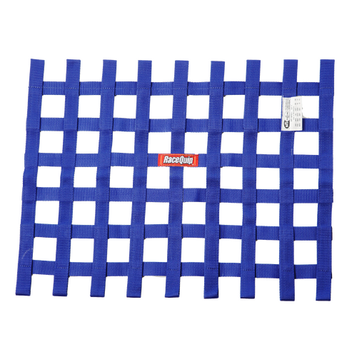 RaceQuip Window Nets Sfi Net, Sfi Ribbon Window Net Blue