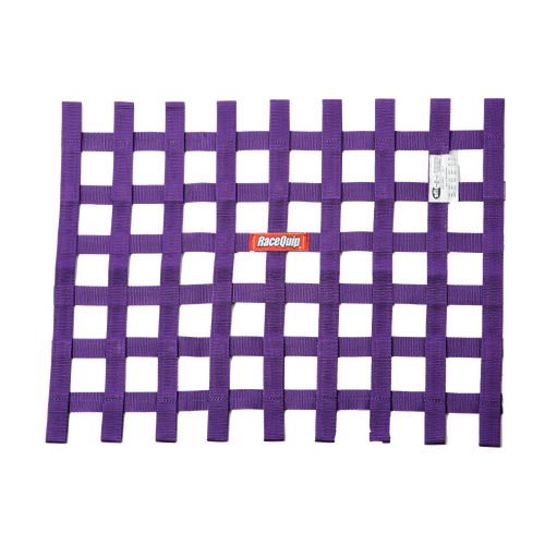 RaceQuip Window Nets Sfi Net, Sfi Ribbon Window Net Purple