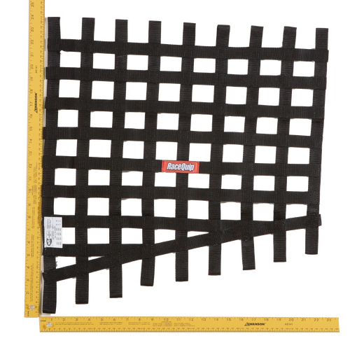 RaceQuip Window Nets Sfi Net, Drag 24 To 18 X 23 Sfi Rib Net Blk