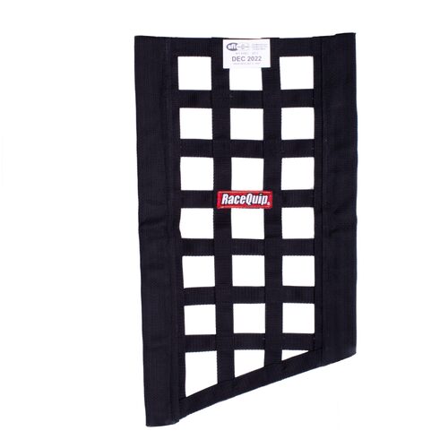 RaceQuip Window Nets Sfi Net, Sfi Funny Car 22 To 18 X 12 Rib Net Blk