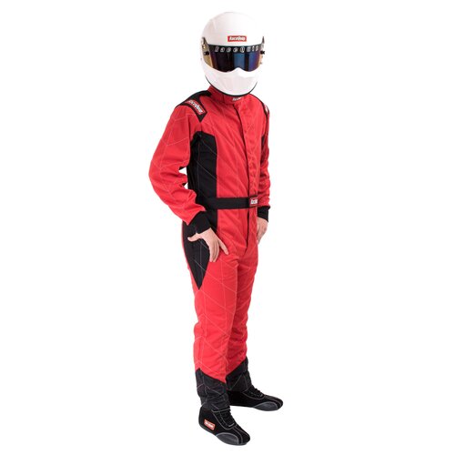 RaceQuip Suits SFI 5, Chevron-5 Suit SFI-5 Red Medium