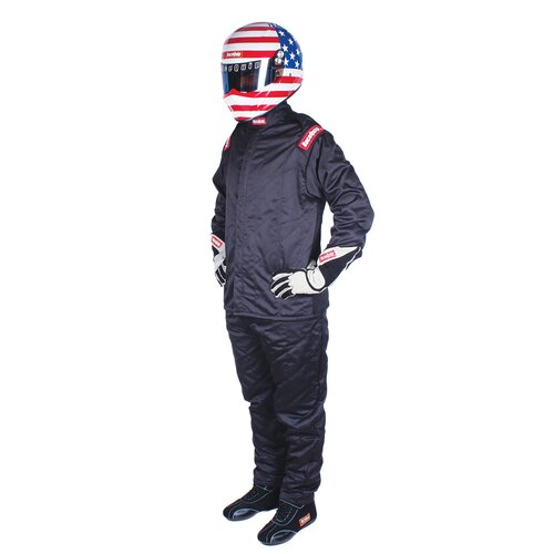 RaceQuip Suits SFI 5, Chevron-5 Jacket SFI-5 Blk Medium