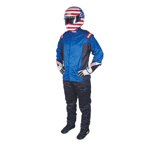 RaceQuip Suits SFI 5, Chevron-5 Jacket SFI-5 Blu X-Large
