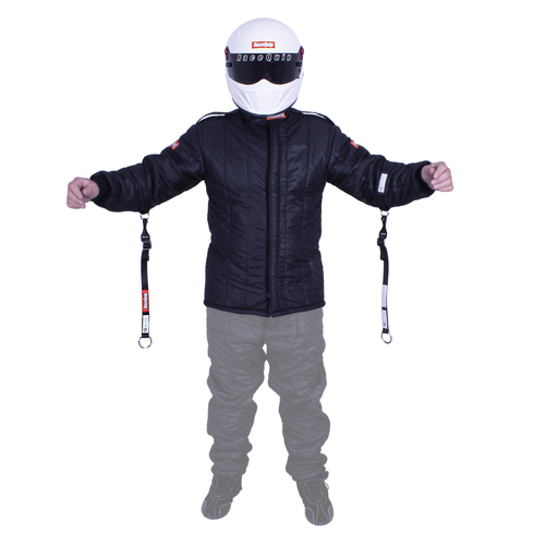 RaceQuip Suits SFI 15, SFI-15 Jacket Blk Large