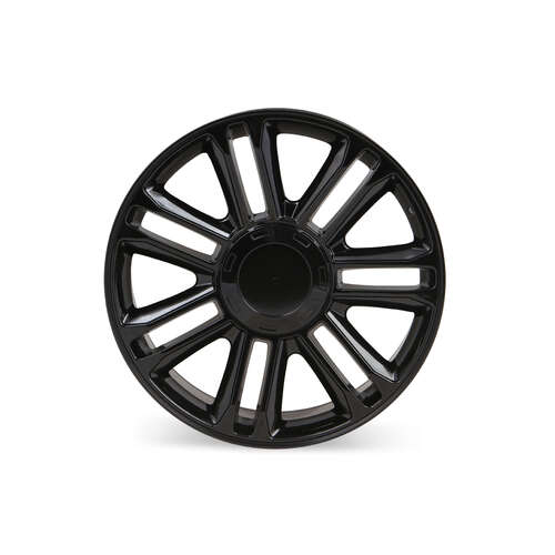 REV Wheels Wheel, 585 Series Series, Cast Aluminium, 22 in. Dia., 9 in. Width, 32 mm Offset, 6x5.5 in. Bolt Pattern, Black, Each