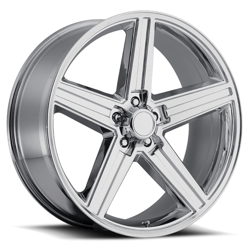 REV Wheels Wheel, 652 Series Series, Cast Aluminium, 18 in. Dia., 8 in. Width, 5x4.75 in. Bolt Pattern, Each
