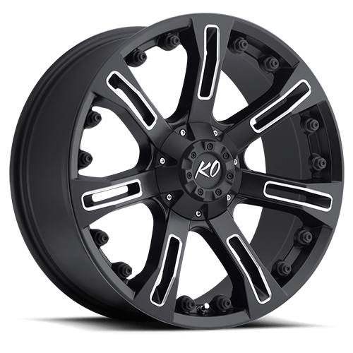 REV Wheels 840 Series Wheel, Black & Machined