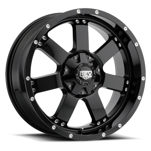REV Wheels 885 Series Wheel, Gloss Black