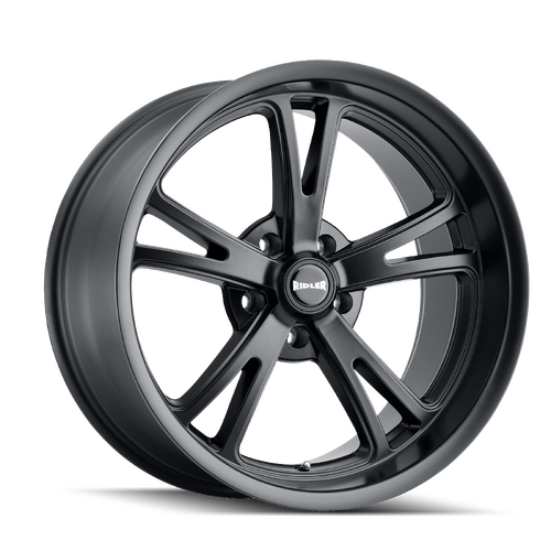 Ridler 606 Wheel, Matte Black, Black, 20X10.5, 5-115 Bolt Circle, 6.73 Backspace, 72.62 Bore, Each