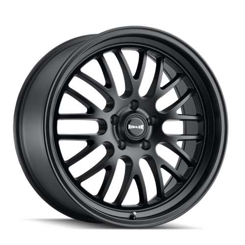 Ridler 607 Wheel, Matte Black, Black, 20X10.5, 5-120 Bolt Circle, 7.32 Backspace, 72.62 Bore, Each