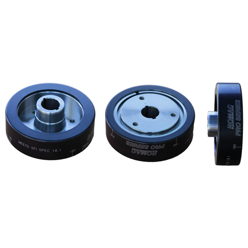 Romac, Harmonic Balancer, SB Chevrolet, 7 In. Blown Application Steel/Alloy Internal Balance, Each