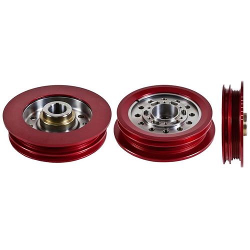 Romac, Harmonic Balancer, Pro Series Steel/Alloy, suits Holden Nissan RB30 , 4 Groove Serpentine, Each