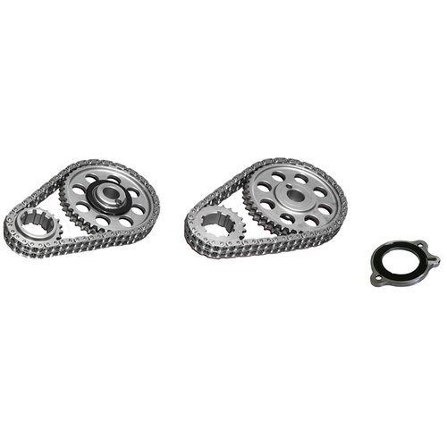 Rollmaster, Timing Chain Set, SB Ford Windsor, 289 302, 5.0lt EFI, Dart Block, Dual Torrington Bearing,Thrust Plate, Nitrided Gears, Kit