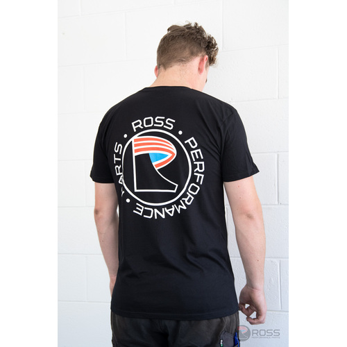 Ross Performance  ‘Ross Performance Parts’ Premium T-Shirt, L, Black, Each
