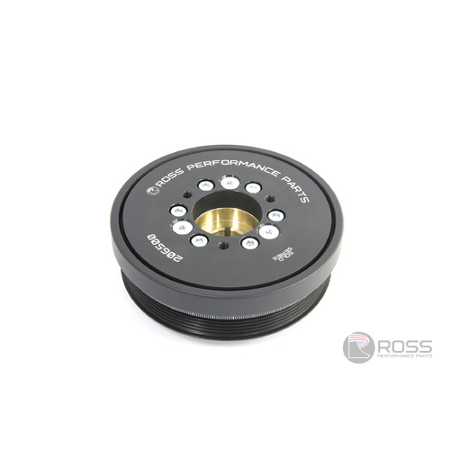 Ross Performance  Harmonic Damper, Ford 4.0L Barra, Gold, Std. (167mm pulley Dia.), Each
