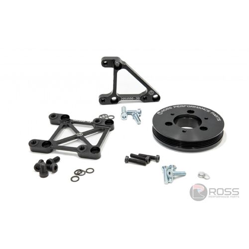 Ross Performance  A/C Relocation – Retrofit, Nissan RB25 R33, Kit