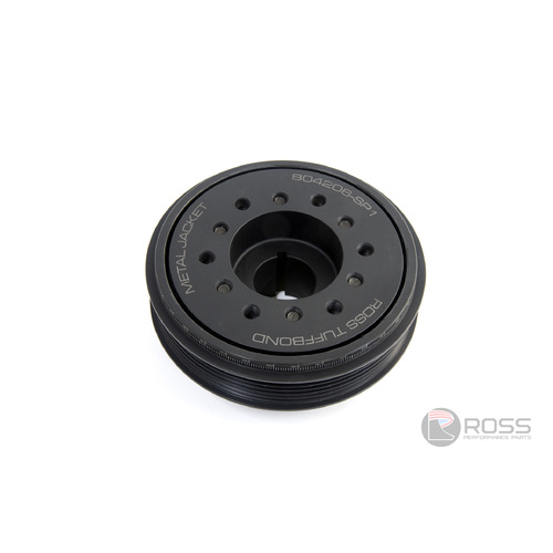 Ross Performance Harmonic Damper, Toyota 3S-GE / 3S-GTE, 3rd GEN / 4th GEN, Metal Jacket, Supercharged (6PK Main Pulley), Each