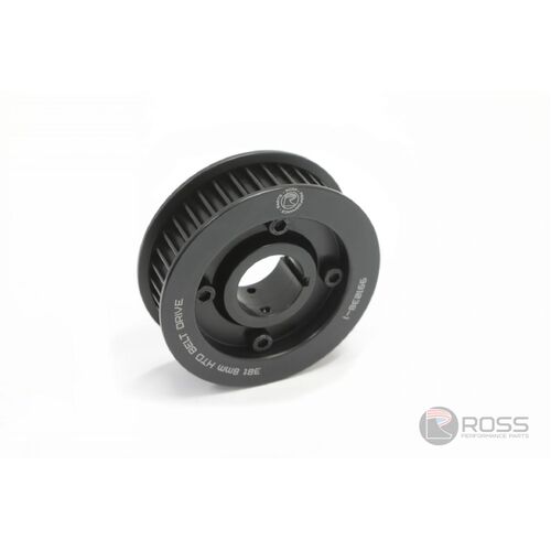 Ross Performance  38T HTD Power Steering Pulley, w/ Shields