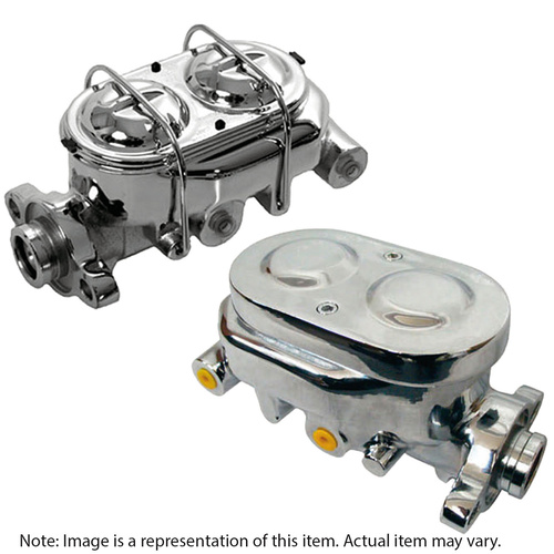 RPC ALUM CORVETTE MASTER CYLINDER 1-1/8in. BORE 4 PORTS