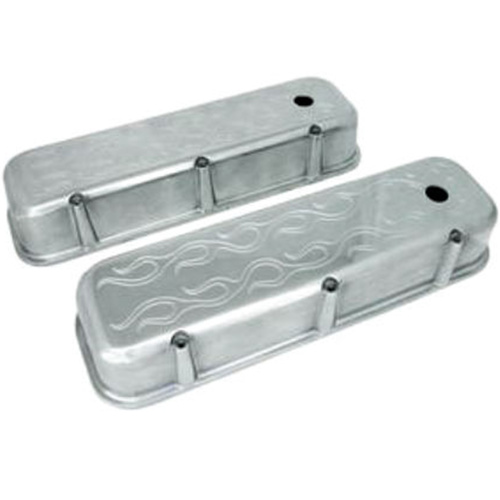 RPC Valve Covers Cast Aluminium BB Chevrolet , Chrome Series, Pair 