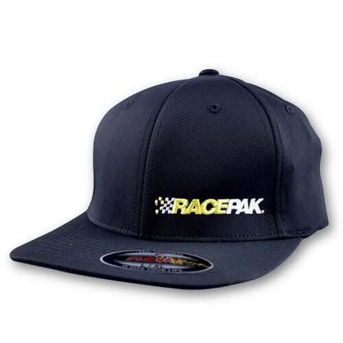 Racepak Flex-Fit Baseball Hat, Racepak Logo Flex Fit Baseball Hat. Size L-XL., Black