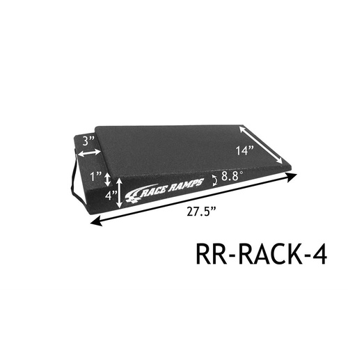 RACERAMPS Ramps Composite Foam 27.5 in. Length 3000 lbs. Capacity for Lifts with Ramps Permanently Attached Pair
