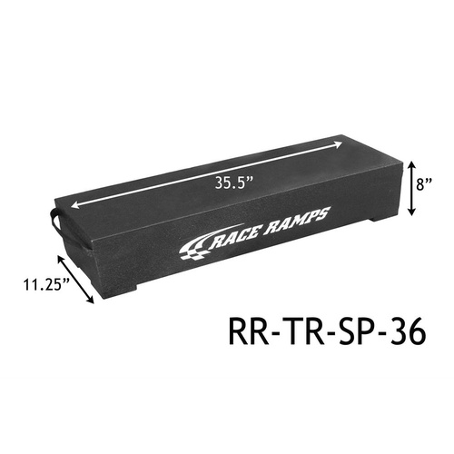 RACERAMPS Trailer Step Composite Foam Black 35.5 in. Length 11.25 in. Width 8 in. Height Each