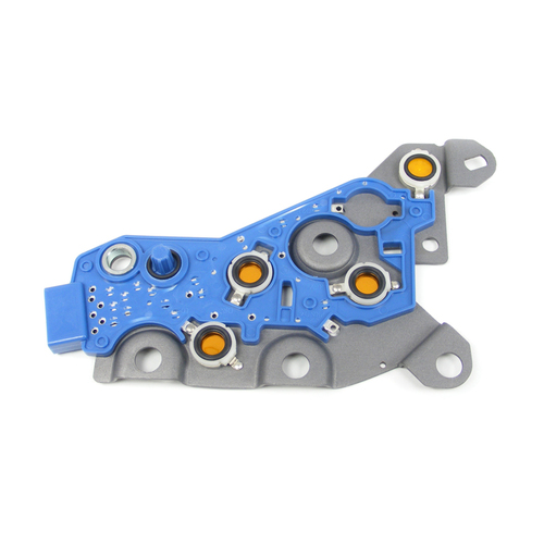 Rostra Transmission Pressure Switch Manifold 4-Button Type Blue/ Replaces 6-Button Type 6-Pin Connector, LCT1000, Allison, 2000-2012