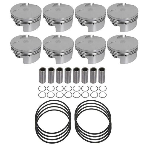 RaceTec Pistons & Ring set, Nitride top , AutoTec, SB Ford 351 Cleveland, Inverted Dome/Milled Dish, 0.03 Oversize, 4.030 Bore,