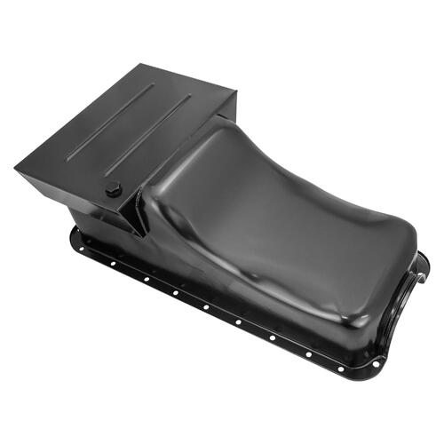 RTS Oil Pan, BB For Ford 429,460 , 572 Stroker , Steel Black, 6.5 lt ,Windage Tray, suit early Falcon, each