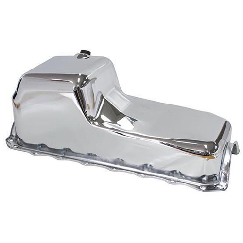 RTS Oil Pan Sump Steel, Chrome Finish, Standard, For Holden 253, 308