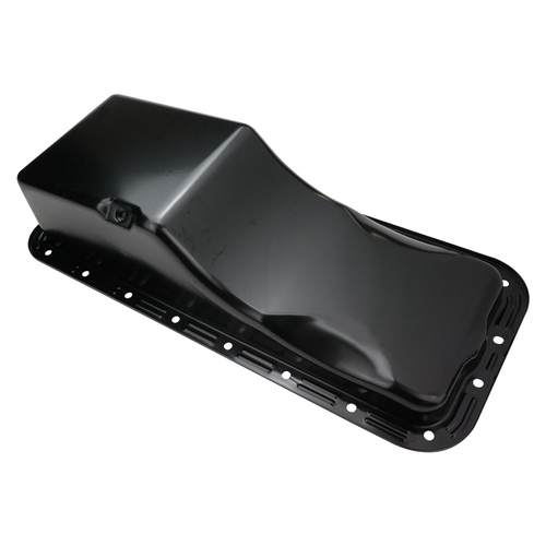 RTS Oil Pan Sump, Steel, Black Finish, Replacement, BB FE 390, 427, 428 Ford Falcon, Each