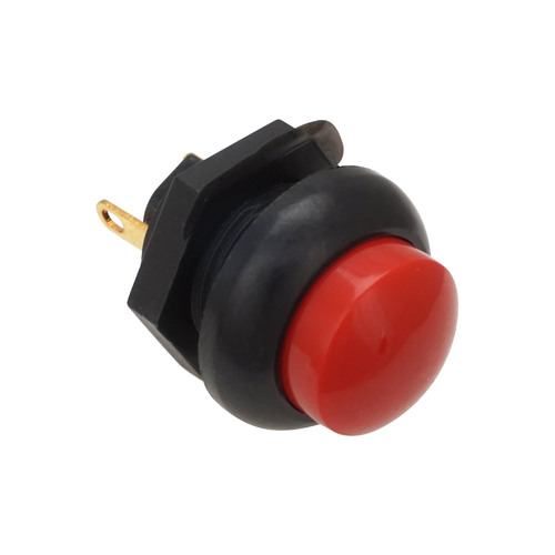 RTS Switch, Push Button, Trans-Brake, Plastic, Red, 15 Amps, Each