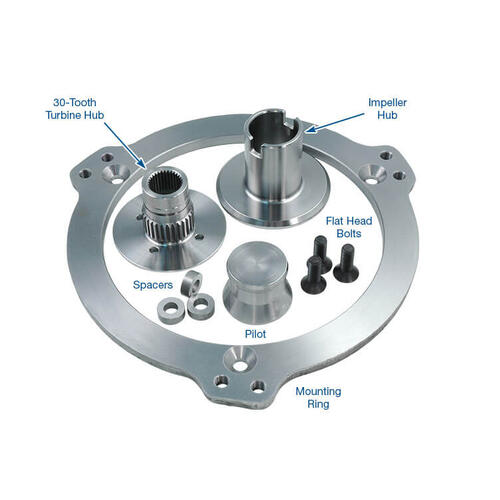 RTS Converter Mounting Ring Kit, 300mm, GM LS, 30spl 4L60E, 4L65E, Kit
