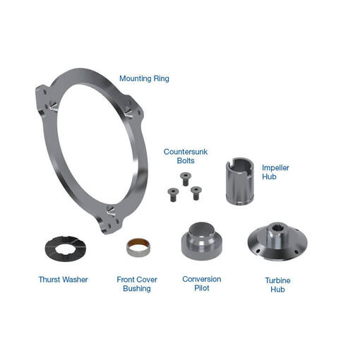 RTS Converter Mounting Ring Kit 10in., 30spl, GM TH350, TH400, Powerglide & Trimatic with Turbo Spline, Dual Bolt Circle, 10.75" & 11.50" Each