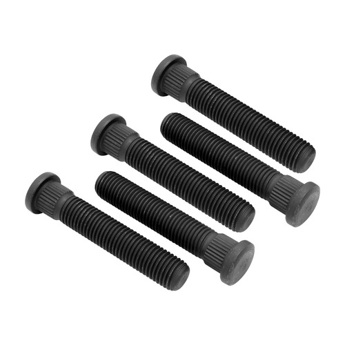 RTS Wheel Studs, Press-In, 2.500 Inc length, 12mm x 1.5 Right Hand Thread, .509 Knurl Dia Late GM, Set of 5