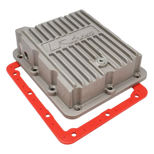 RTS Transmission Pan, Deep, Aluminium, For Ford C4, C10, Suits Pan Fill Or Case Fill, Magnetic Drain Plug, Filter, Natural, Kit