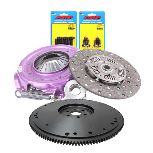 RTS Clutch & Billet Black Flywheel, For Ford Falcon XR XT V8, 157T Flywheel, 28oz, 10-Spline, 1 1/16 in. Diameter Shaft, 10 in. Diameter Disc, Kit