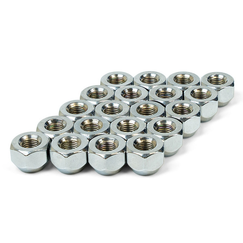 SAAS Wheel Nut, Open End 7/16 Chrome, Each