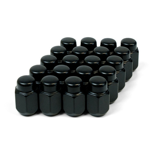 SAAS Wheel Nut, Acorn Taper 12 x 1.25, Black, 35mm, Each